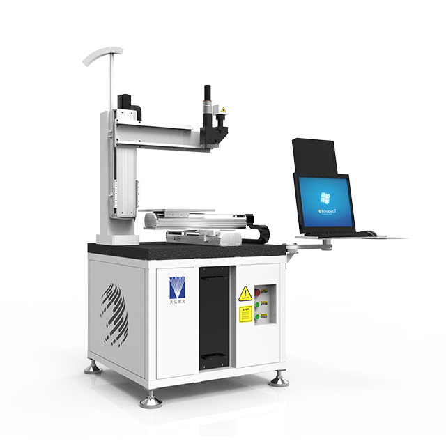 Máquina de solda a laser com plataforma de três eixos