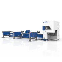 Máquina de corte a laser de tubo de aço semiautomática de 6 m