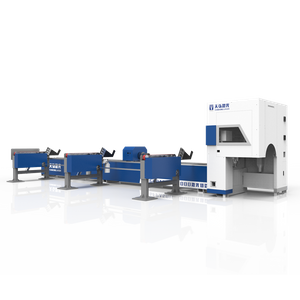 Máquina de corte a laser de tubo de aço semiautomática de 6 m