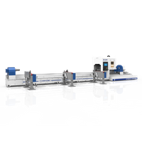 Máquina de corte a laser de tubo de metal de tubo de fibra CNC de 6 metros para venda