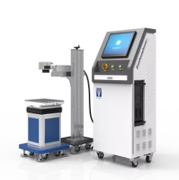 Máquina de marcação de laser voador de alta velocidade