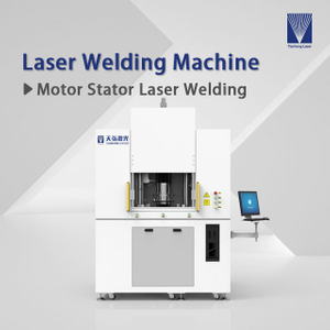 Máquina de solda a laser com estator de motor de estação única para venda